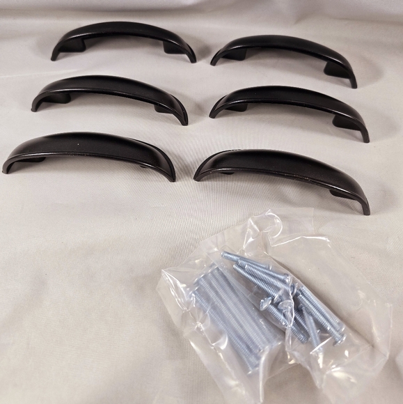 Liberty Hardware Drawer Door Pull Set Of 6 Metal 3" Dual Mount Cup 64mm Cocoa - Picture 3 of 9